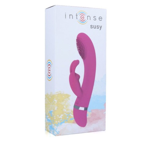 Intense Susy Oscillating Rabbit Vibrator Pink - Dual Motor