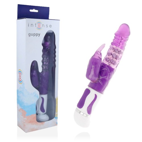 Intense Guppy Rotating Vibrator Purple - Ultimate Pleasure