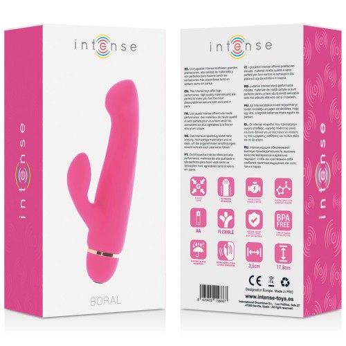 Intense Boral Silicone Vibrator - 20 Speeds for Ultimate Pleasure