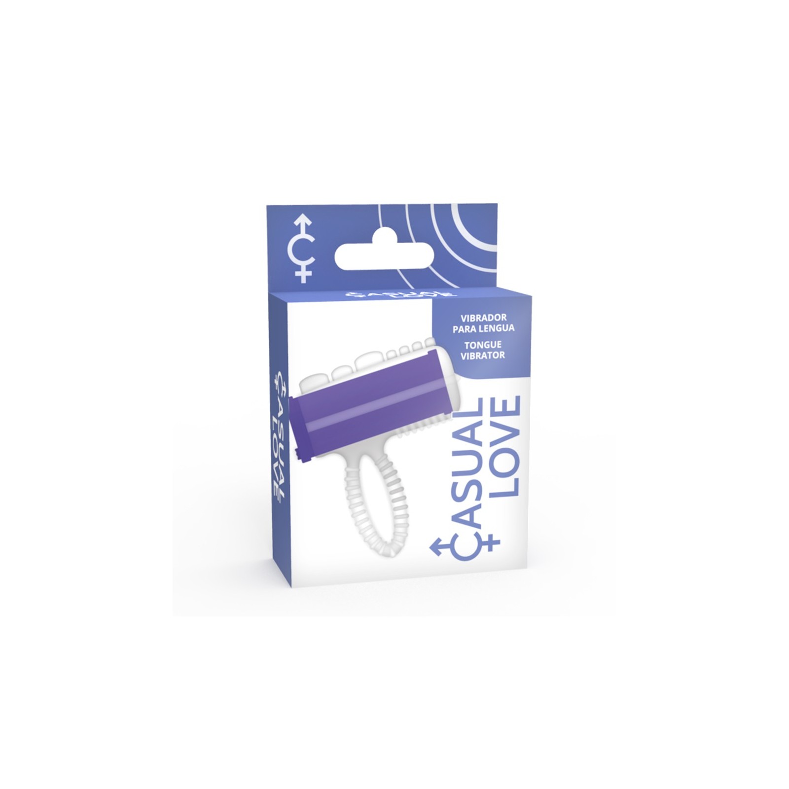 Lilac Tongue Vibrating Ring