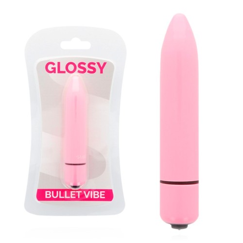 Glossy Thin Pink Vibrator