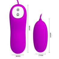 Pretty Love Eunice Vibrating Egg - Powerful Clitoral & Vaginal Stimulation