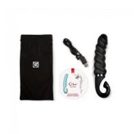 G-jack 2 - Dildo Vibrador Negro - Placer Resistente al Agua