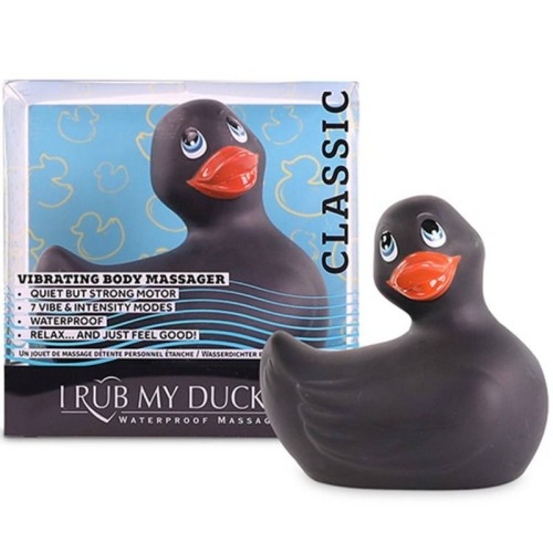 Pato Vibrador Clásico Negro I Rub My Duckie