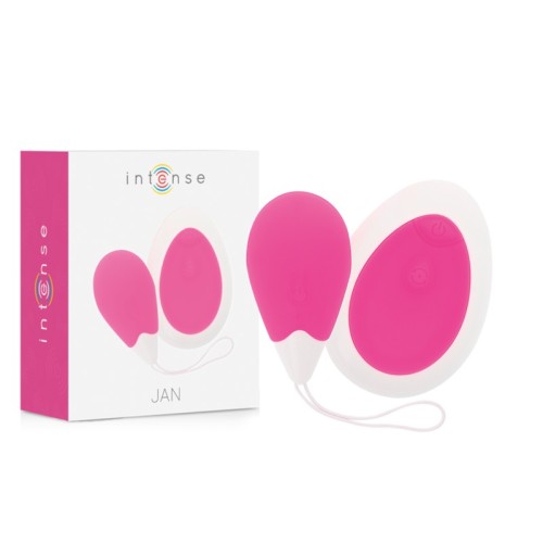 Intense Jan Remote Control Vibrating Egg Pink - Exciting Couples Play