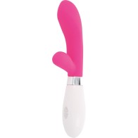 Masajeador Conejo Jackson Rosa - Vibrador de Silicona 10 Funciones