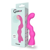 Vibrador Punto G Rosa Chicle George con 10 Modos de Vibración