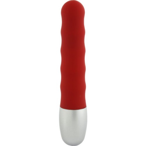 Discreet Red Vibrator - Perfect for Travel