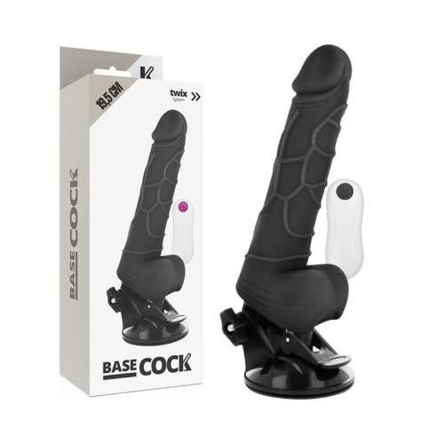 Vibrador Realistico Negro Con Control Remoto