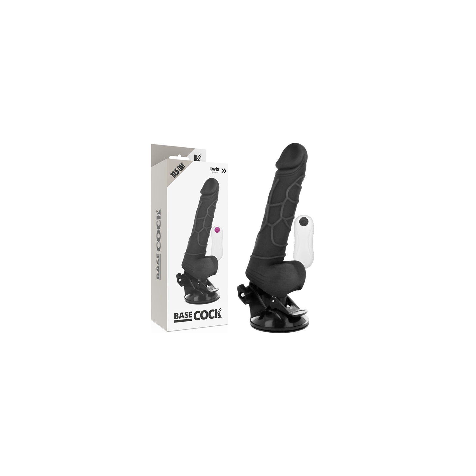 Realistic Remote Control Vibrator Black