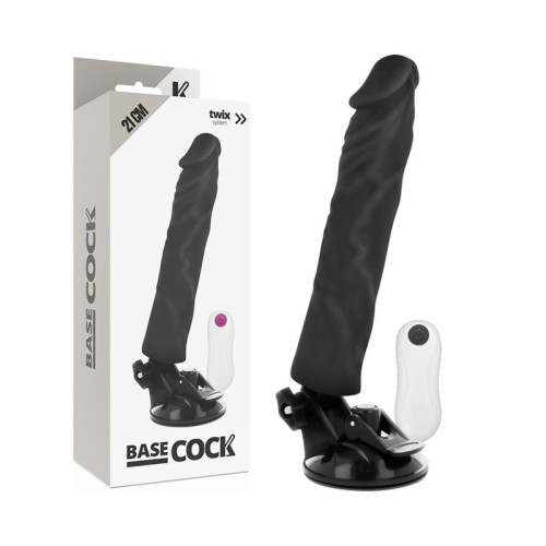 Realistic Vibrating Dildo with Remote Control - 21cm