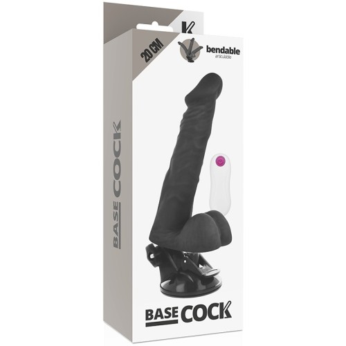 Vibrador Articulable Control Remoto Negro - Experiencia Realista