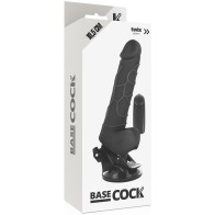 Vibrador Realistico Control Remoto Negro 18.5 Cm -o- 4cm