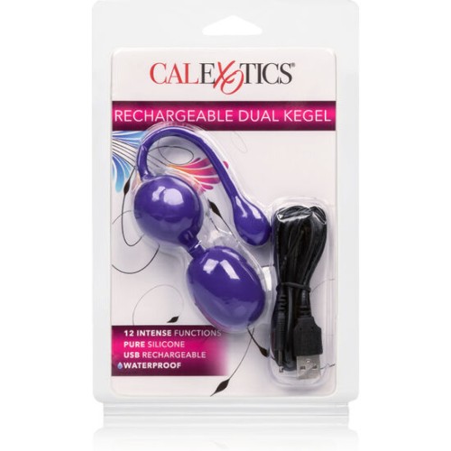 Dual Kegel Balls Rechargeable Purple