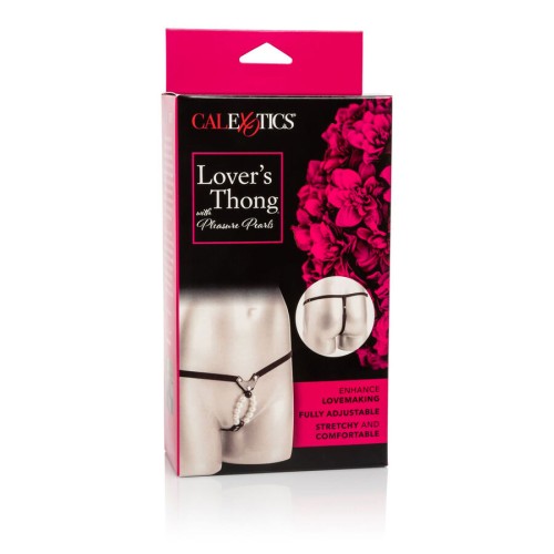 Lovers Tanga with Pleasure Pearls - Couples' Pleasure