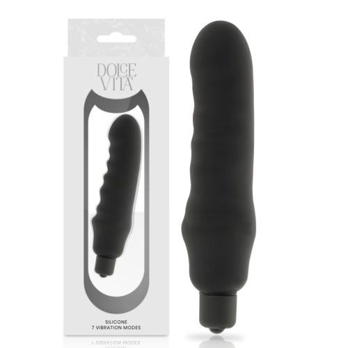 Genius Vibrador Silicona Negro