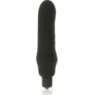 Genius Black Silicone Vibrator