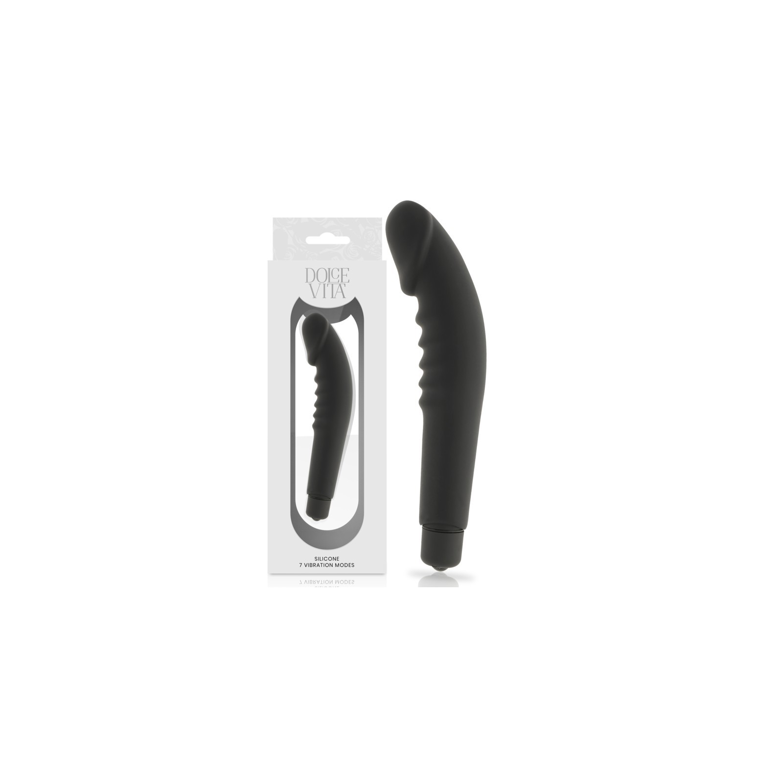 Realistic Pleasure Black Silicone Vibrator for Ultimate Satisfaction