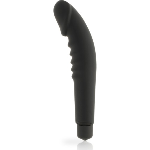 Realistic Pleasure Black Silicone Vibrator for Ultimate Satisfaction