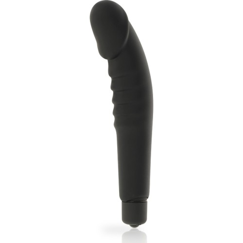 Realistic Pleasure Black Silicone Vibrator for Ultimate Satisfaction