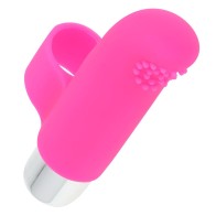 Textured Vibrating Finger Sleeve 8cm