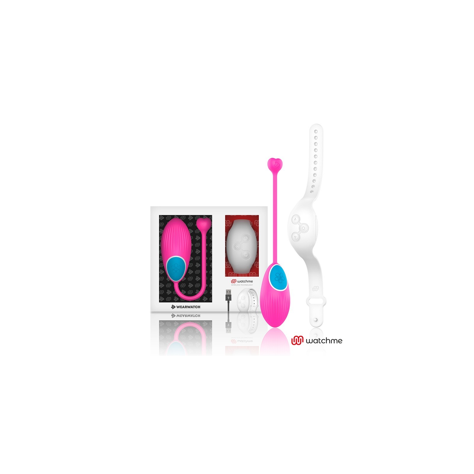 Wearwatch Remote Control Egg Fuchsia / White