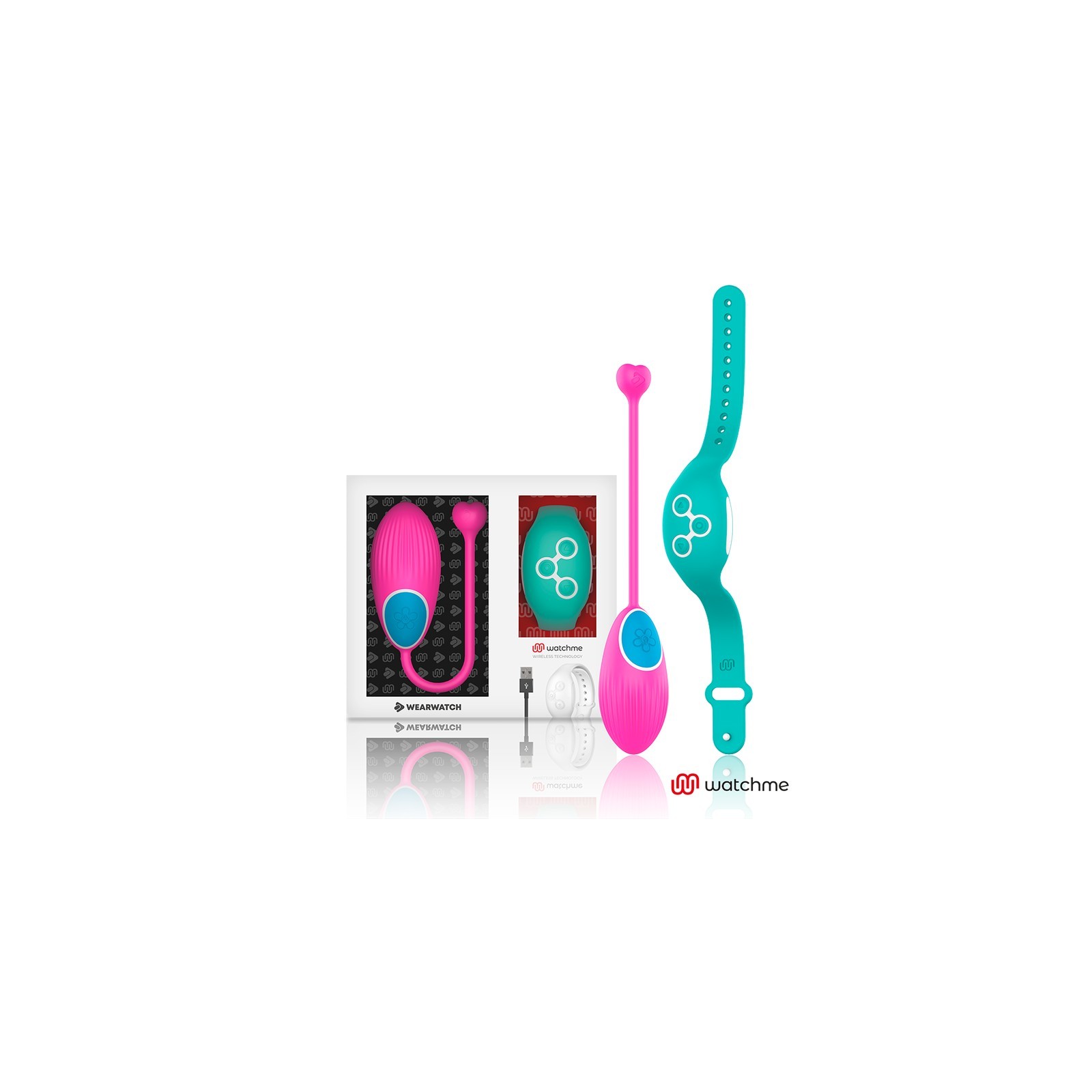 Huevo Control Remoto Technology Watchme Fucsia Agua Marina