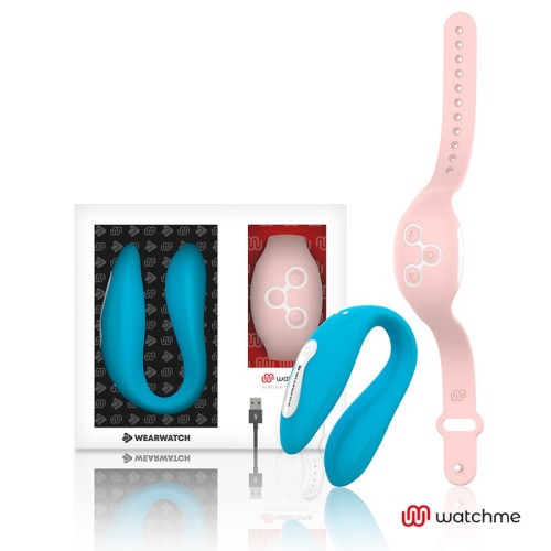 Vibrador Dual Technology Watchme Añil / Rosa