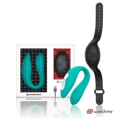 Vibrador Dual Technology Watchme Aguamarina / Azabache - Placer Supremo