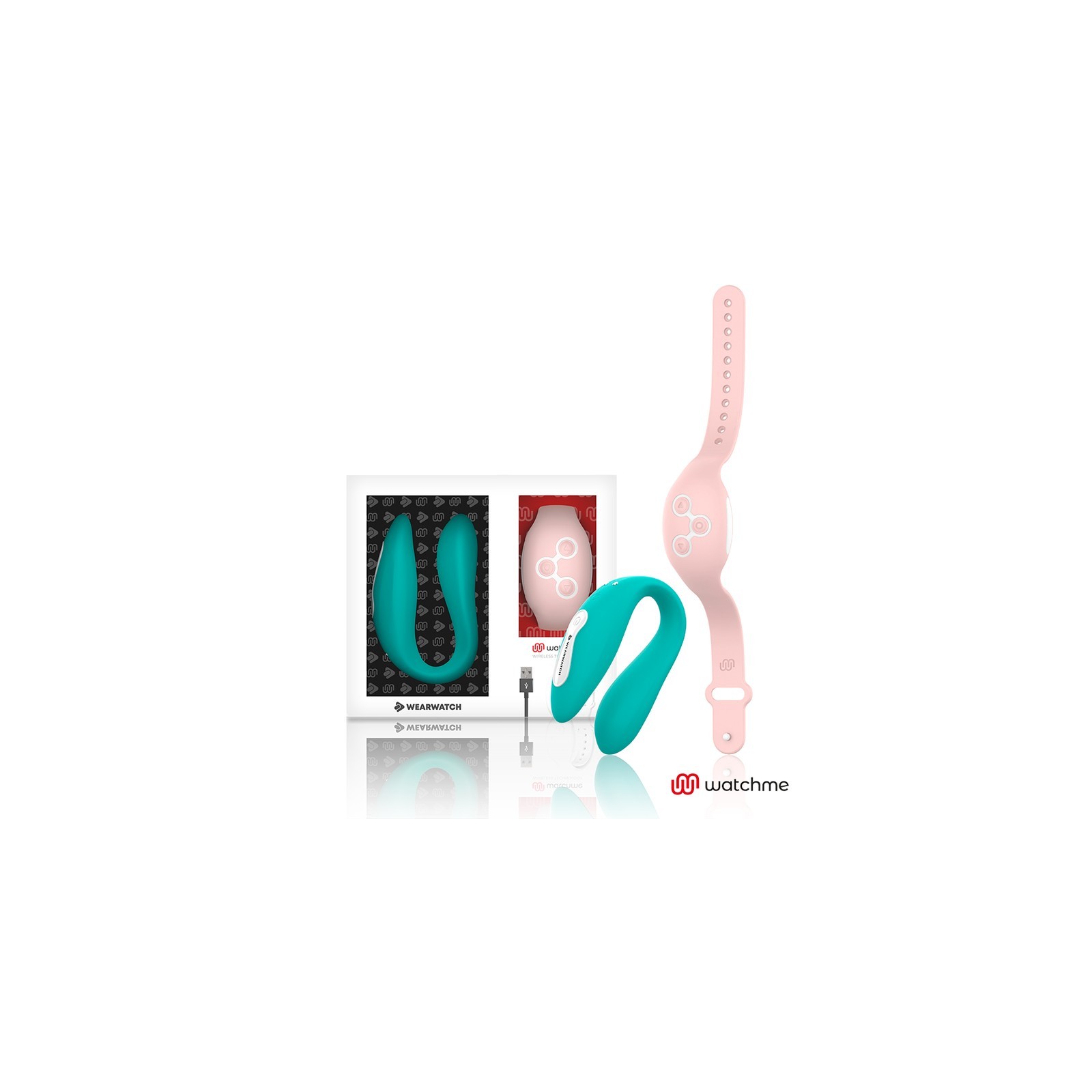 Compra Vibrador Dual Technology Watchme Agua Marina Rosa Online