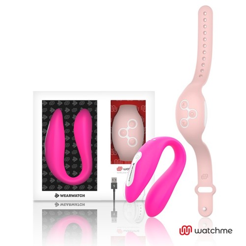 Vibrador Dual Technology Watchme para Parejas y Diversión en Solitario