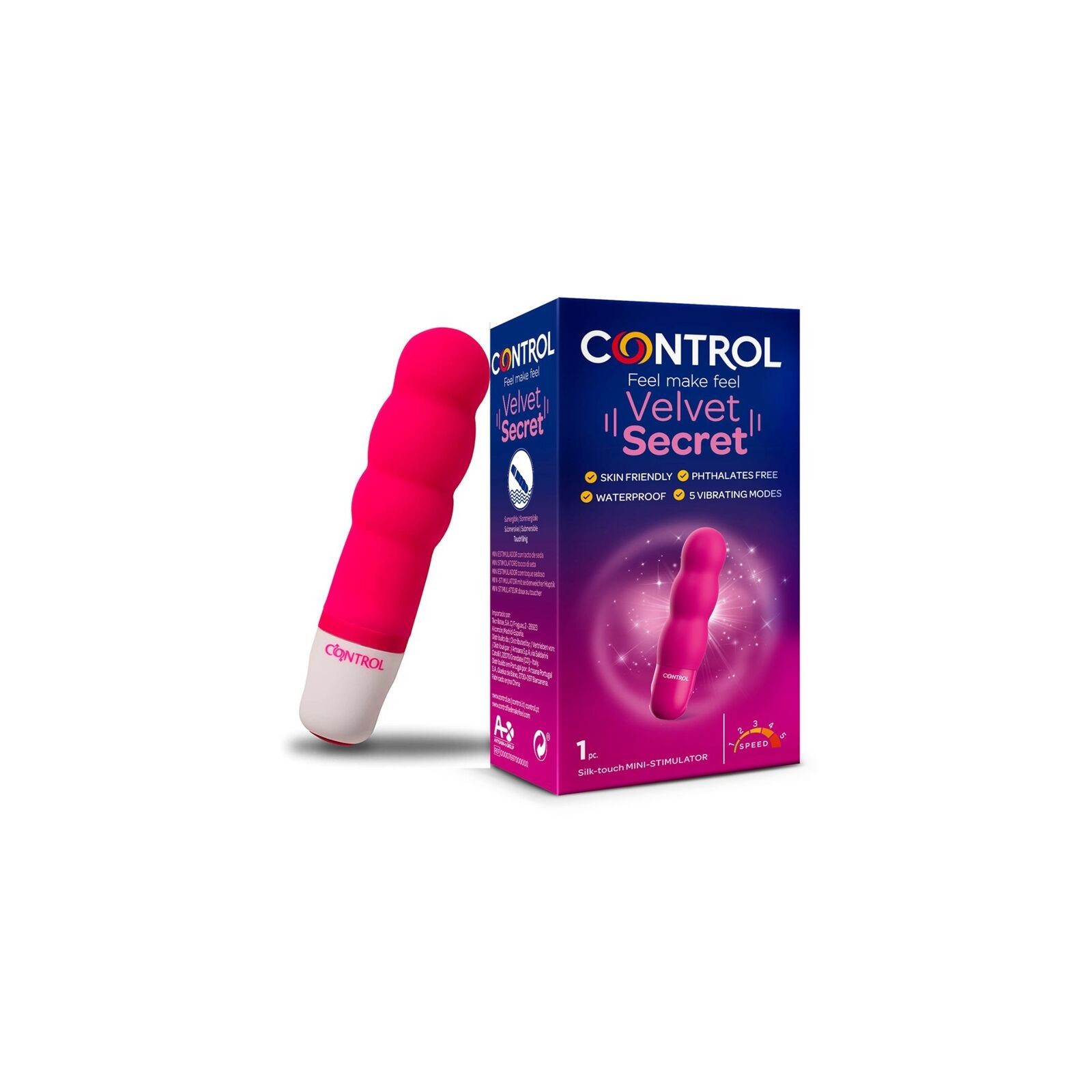 Control Velvet Secret Mini Stimulator for Intensified Pleasure