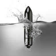 Ro-80mm Midnight Metal Vibrating Bullet - Bestselling Pleasure