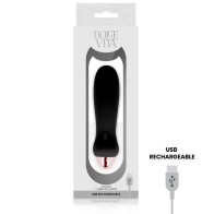 Vibrador Recargable Five Negro - Sensaciones Poderosas Te Esperan