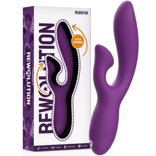 Rewofun Flexible Rabbit Vibrator for Intense Pleasure