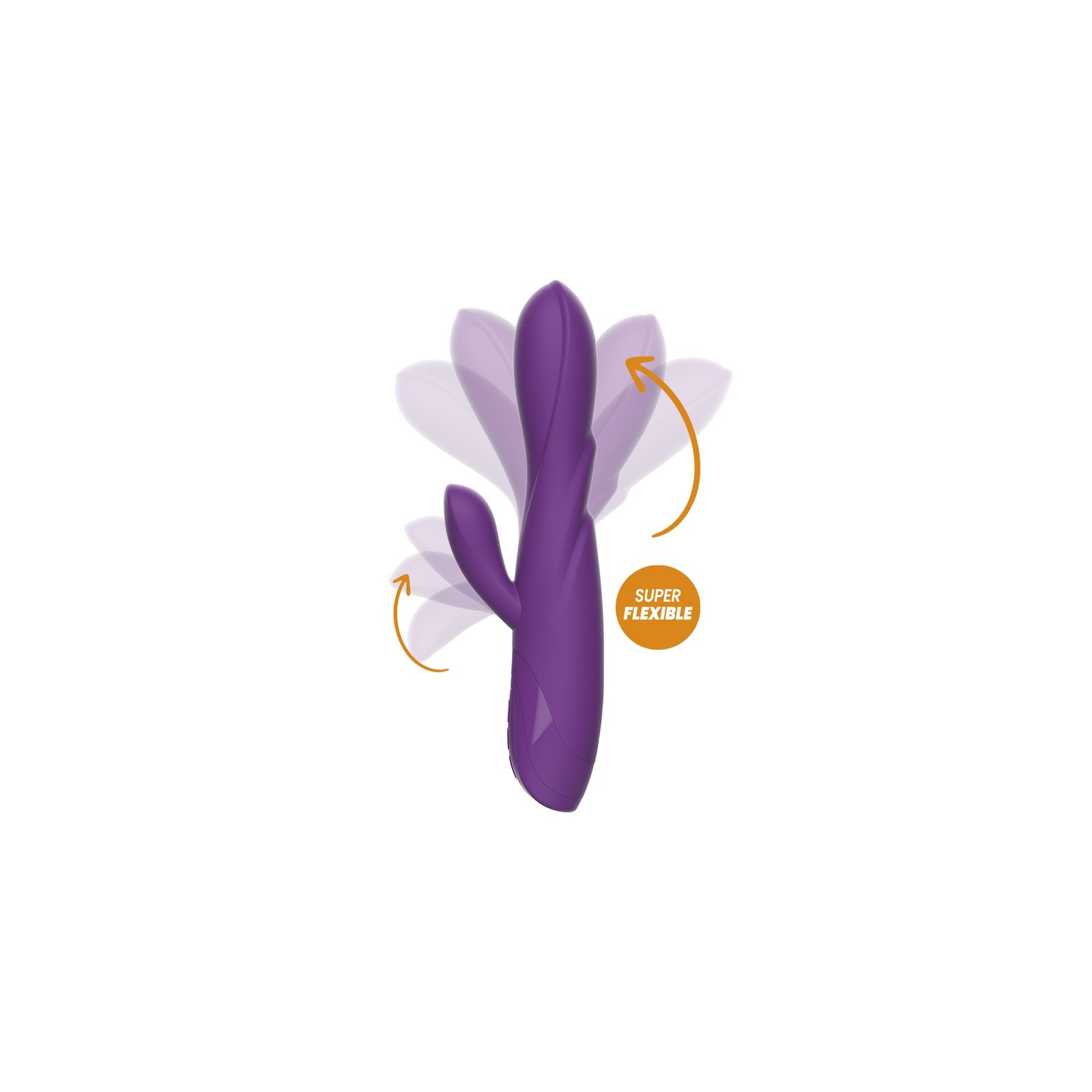 Reworabbit - Vibrador Flexible de Doble Acción