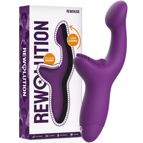 Rewokiss Vibrador para Estimulación Doble de Punto A