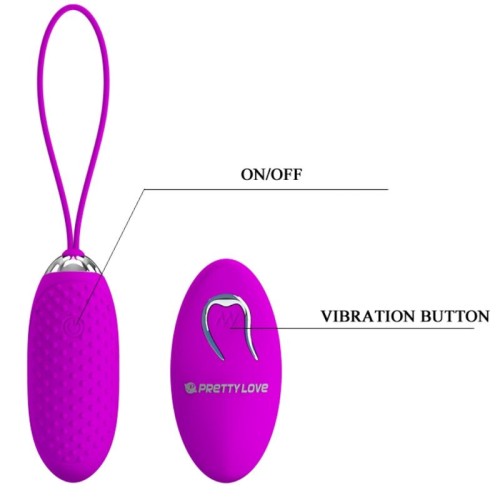 Pretty Love Joanna Remote Control Egg Vibrator