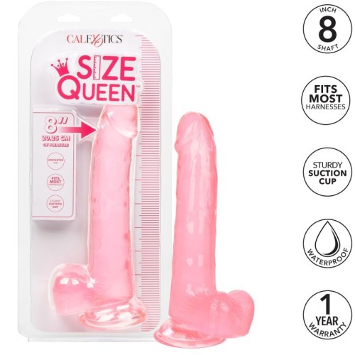 Size Queen Realistic Dildo Pink 20.3 cm