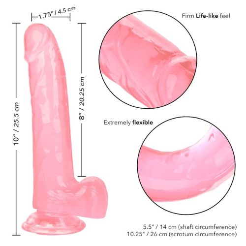 Size Queen Realistic Dildo Pink 20.3 cm