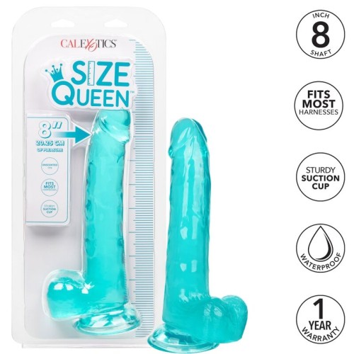 Size Queen Blue Dildo 20.3cm