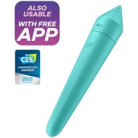 Bala Vibradora Turquesa Satisfyer Ultra Power Bullet 8 - Vibración Clitoriana Intensa