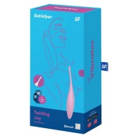 Satisfyer Twirling Joy Clitoral Stimulator Pink