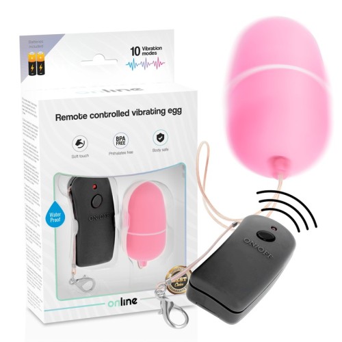 Remote Control Vibrating Egg Pink