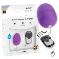 Remote Control Vibrator Egg Purple for Discreet Fun