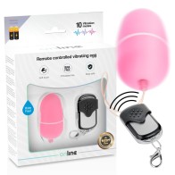 Remote Control Pink Vibrating Egg with 10 Modes