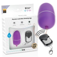 Lilac Remote Control Egg Vibrator - 10 Vibration Modes