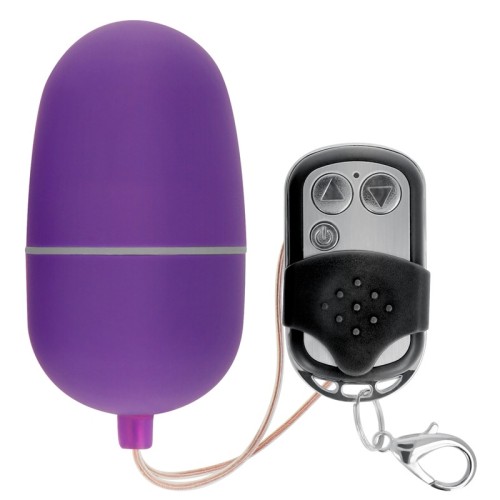 Huevo Vibrador Control Remoto M Lila - 10 Modos de Vibración