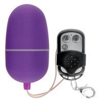 Lilac Remote Control Egg Vibrator - 10 Vibration Modes