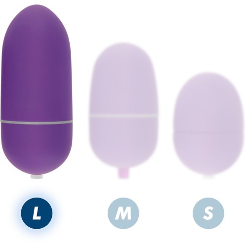 Remote Control Purple Vibrating Egg - Discreet Pleasure